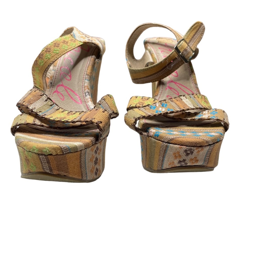 Nicole lee platform wedge size 10 - Picture 2 of 11